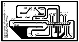 Amplificador para el Auto - Circuito impreso